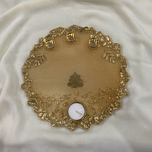 Resin Diwali Pooja Thali