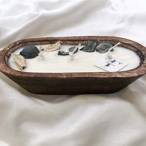 Boat Dough Bowl Candle