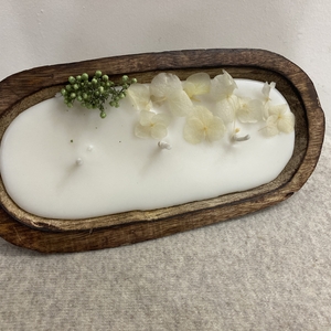 Boat Dough Bowl Candle