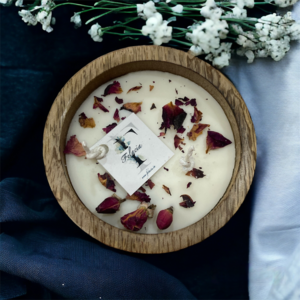 Round Dough Bowl Candle