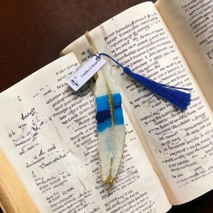 resin leaf bookmark