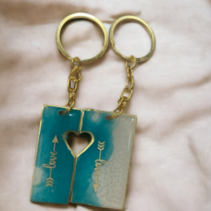 resin Couple KeyChain