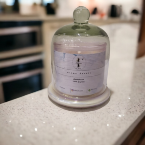 holographic bell jar candle