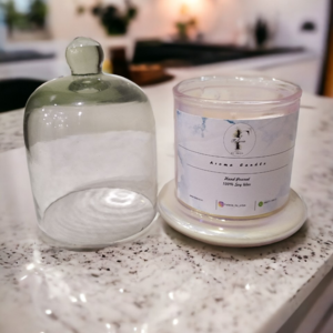 Holographic Bell jar candle