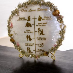 Resin Varmala Preservation Frame