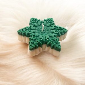 Snowflake candle