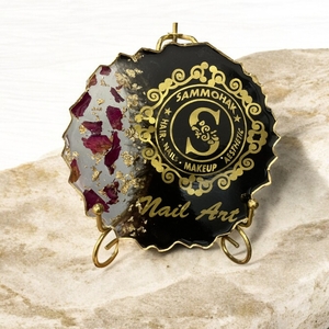 Resin nail art palette