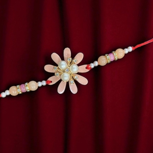 Resin Couple Rakhi Set