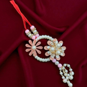 Resin Couple Rakhi Set