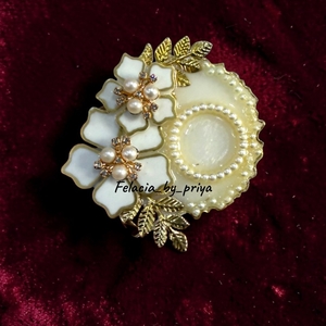 Silver Coin Resin Platter