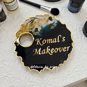 Handmade Resin Makeup Mixing Palette