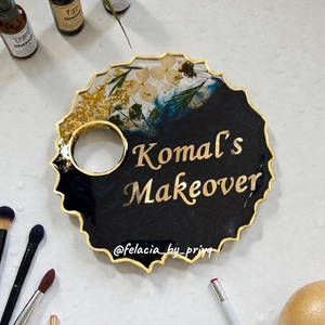 Handmade Resin Makeup Mixing Palette