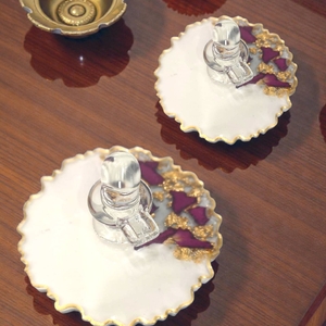 Resin Shivling Platter