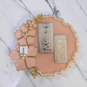 Premium Resin Silver Coin Platter