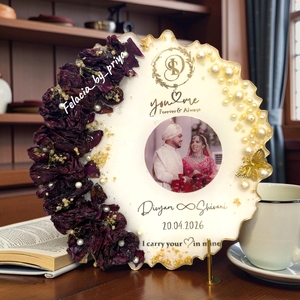 Personalized Resin Varmala Preservation Frame