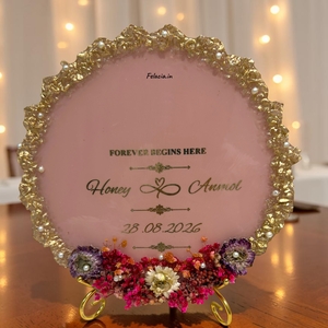 Resin Engagement Ring Platter (10")
