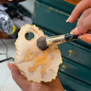 Luxury Resin Makeup Mixing Palette