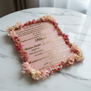Custom Resin Nikah Invite