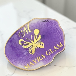 Personalized Agate Resin Mixing Palette