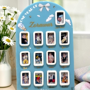 Personalized Baby First Year Resin Photo Frame