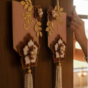 Handmade Resin Shubh Labh Hanging