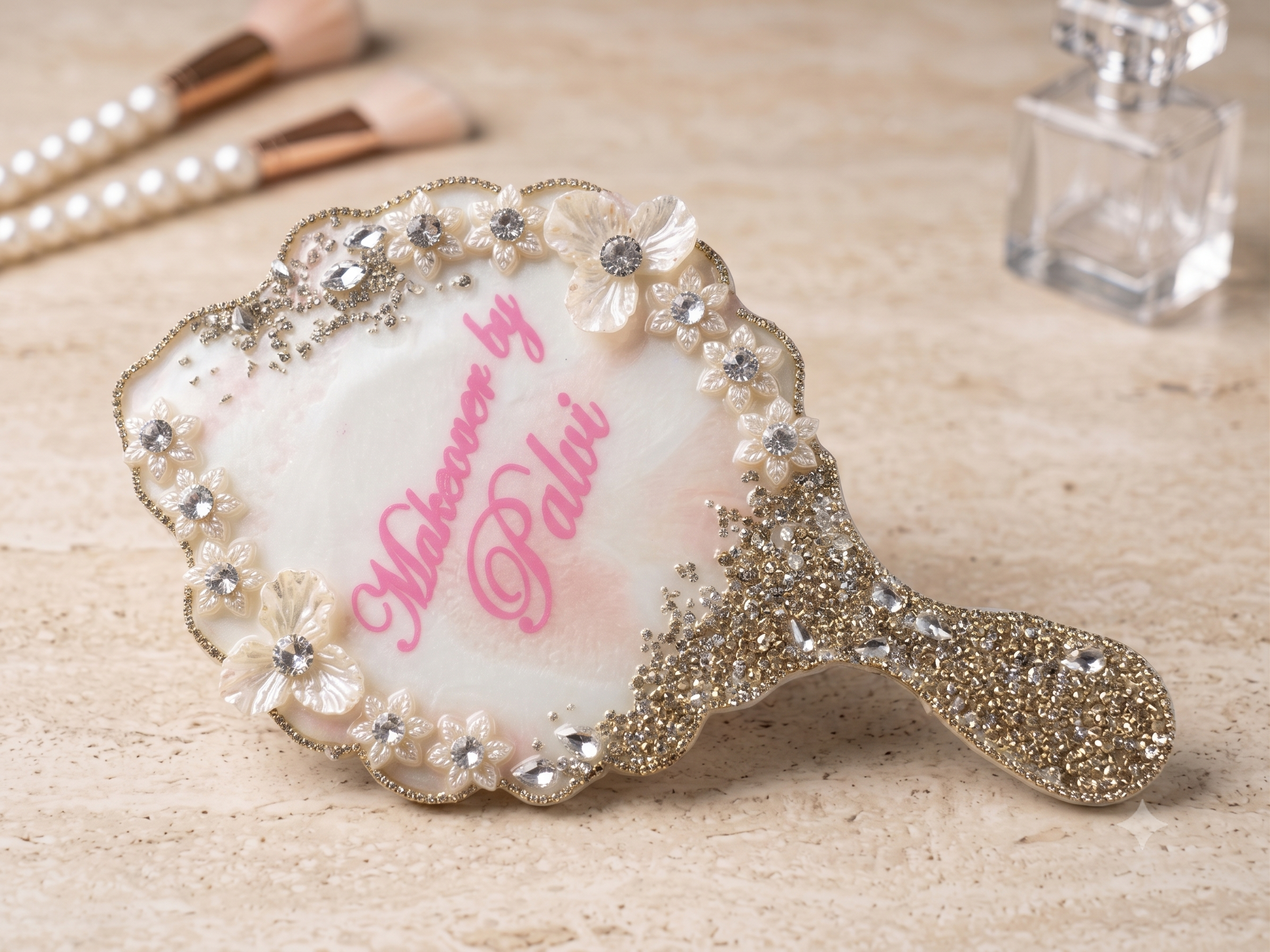 Luxury Resin Hand Mirror