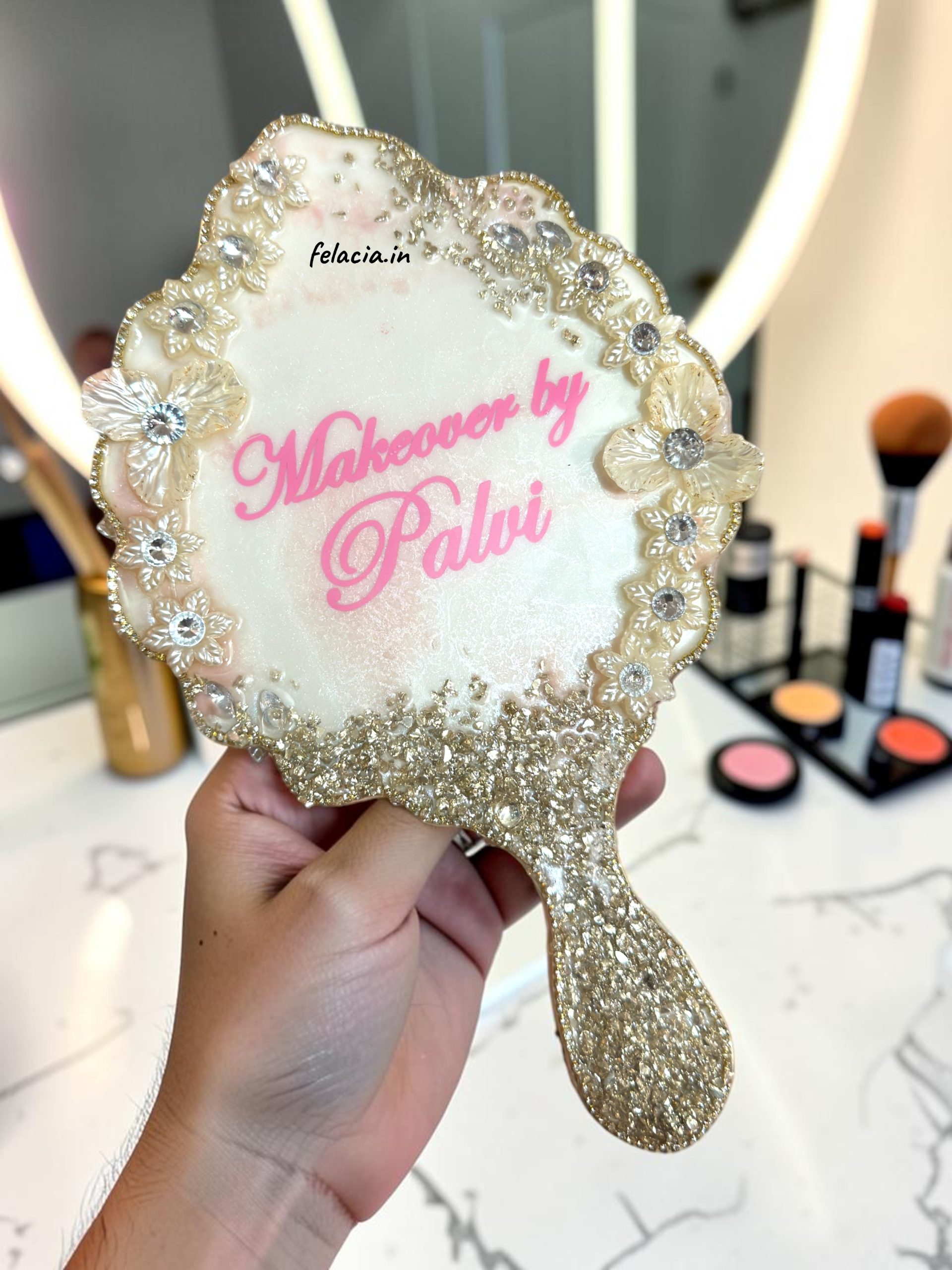 Luxury Resin Hand Mirror
