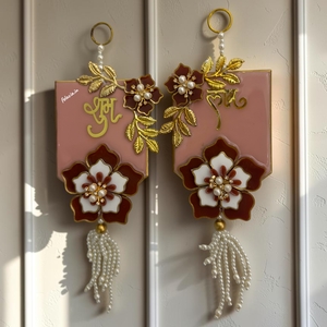 Handmade Resin Shubh Labh Hanging